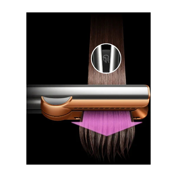 Dyson Airstrait™ Hair Straightener, Ceramic Pink & Rose Gold