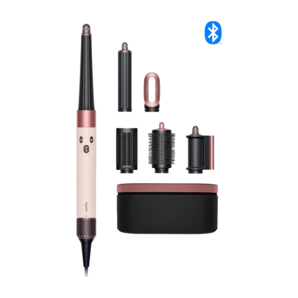 Dyson Airwrap I.D. Straight+Wavy Multi-Styler and Hair Dryer, Ceramic Pink/Rose Gold