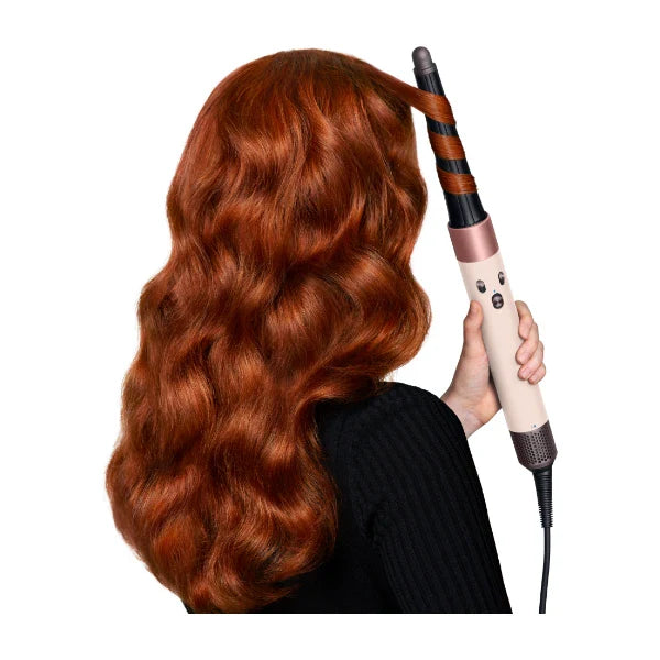 Dyson Airwrap I.D. Straight+Wavy Multi-Styler and Hair Dryer, Ceramic Pink/Rose Gold