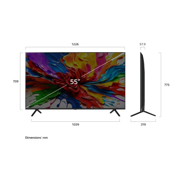 LG 55" 4K QNED EVO MiniLED TV 55QNED92