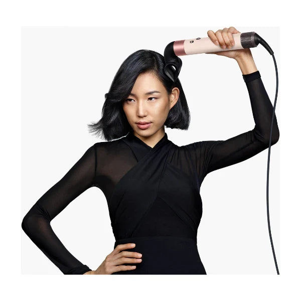 Dyson Airwrap I.D. Straight+Wavy Multi-Styler and Hair Dryer, Ceramic Pink/Rose Gold