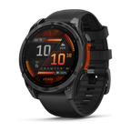 Garmin Fenix 8 GPS Smartwatch, Slate Gray Steel/Black