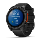 Garmin Fenix 8 GPS Smartwatch, Slate Gray Steel/Black