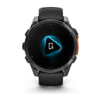 Garmin Fenix 8 GPS Smartwatch, Slate Gray Steel/Black