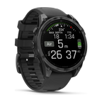 Garmin Fenix 8 GPS Smartwatch, Slate Gray Steel/Black