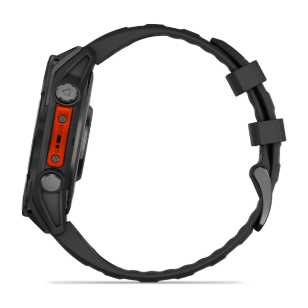 Garmin Fenix 8 GPS Smartwatch, Slate Gray Steel/Black